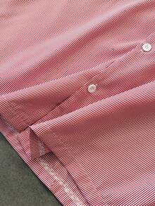 Manfinity Dauomo Casual Fashion College Style Short Sleeve Shirt For Men - Watermelon Pink - View 6
