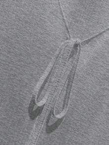 Resyla 法式无袖连衣裙罩衫，荷叶边长袖T恤罩衫，女士针织披肩，夏季防晒上衣 - 灰色 - 查看 3