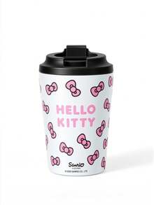 HELLO KITTY AND FRIENDS | SHEIN 360 Ml / 12 Oz Leak-Proof Stainless Steel, Convenient To Carry, Portable Cup - White - View 10