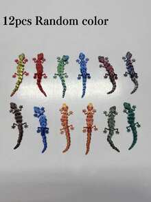 SHEIN Random Colors Suitable For Mobile Mini Geckos Christmas, Valentine's Day, Halloween, New Year, Birthdays, Parties, Decorations - Multicolor - View 11