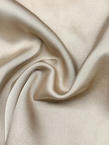 GlowEve Apricot Pleated Collar Elegant Women Blouse - Apricot - View 4