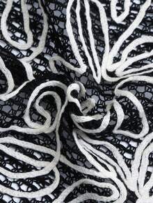 Swim Vcay 女士性感修身侧开衩裙 - 黑色 - 查看 4