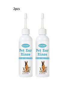 1pc/2pcsEar Drops For Cats And Pets, Ear Cleaning Solution For Dogs And Cats, Ear Washing Solution. - Multicolor - View 7