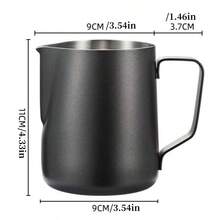 Cirelle Stainless Steel Latte Mug - Durable Coffee Cup With Thickened Spout, Ideal For Home Coffee & Milk Drinks - Multicolor - View 12