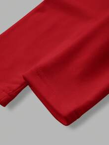 Fluxe 秋冬季基础款高领修身长袖纯色女式上衣，升级保暖内衬面料，时尚休闲舒适，百搭不臃肿 - 紅色 - 查看 10