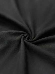 男童休闲舒适时尚百搭创意趣味彩色涂鸦篮球及数字“67”字母印花短袖T恤，适合男童户外运动穿着。 - 黑色 - 查看 5