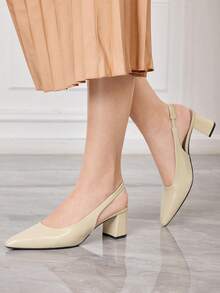 Sleekvia Women Pumps - Khaki - View 5