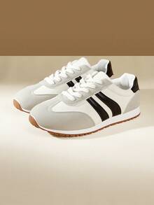 CUCCOO EASI 女士休闲运动鞋 - 黑與白 - 查看 3