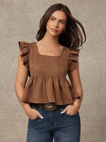 WESTFADE 女士上衣 - 棕色 - 查看 2