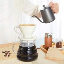 Cirelle Cafetera de goteo de cerámica - Embudo de filtro cónico, cono de preparación manual para barista en casa, regalo de inauguración de casa y navidad - Multicolor - Ver 5