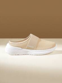 CUCCOO EASI Women's Versatile Casual Slip-On Breathable Shoes - Beige - View 1