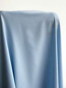 Vibekara 大码荷叶边喇叭袖系带腰身优雅复古可爱度假派对婚纱，浅蓝色 - 淺藍色 - 查看 7