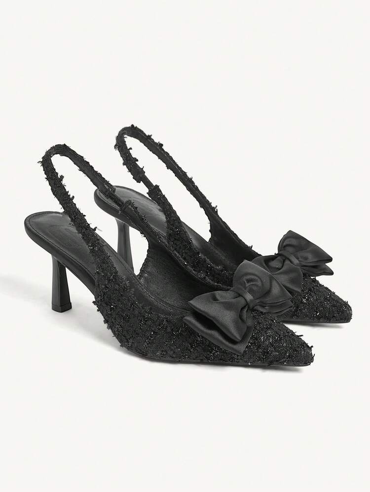 CUCCOO CHICEST Women's Fashionable & Elegant Commuter Pumps With Bow Decor Valentine's Day Elegant Shoes