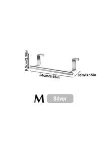 Madebyblanc 1PC Single Rod Towel Rack Cabinet Door Back Type Hanging Rack Non-Punched Towel Rod - Multicolor - View 14