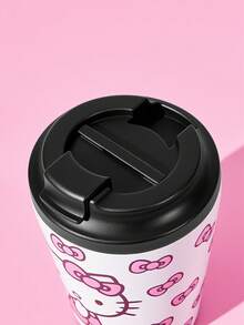 HELLO KITTY AND FRIENDS | SHEIN 360 Ml / 12 Oz Leak-Proof Stainless Steel, Convenient To Carry, Portable Cup - White - View 6