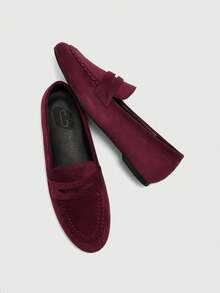 CUCCOO BIZCHIC 女士平底鞋 - 酒紅色 - 查看 7