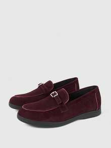 Sleekvia Casual Versatile Commuting Fringe Decor Flat Loafers - Red - View 10