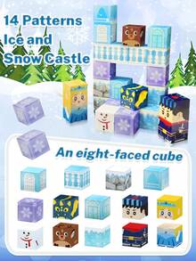 MINKOJA - SELECTS 27PCS Iron Box Magnetic Block,Magnetic Blocks,Creative Games,Children Toys,Easter,Easter Gift,Childen's Day,Travel Toys,Magnetic Blocks,Building Blocks,Kids Magnetic Building Block Toys - color - View 3