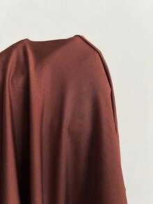 Elamini Women's Fashion Spaghetti Strap Dress With Ribbon Trim And Ruffle Hem Brown Bathing Suit Western Swimsuit Beaded Swimsuit Western Bikini Top Brown Swim Top - Coffee Brown - View 6