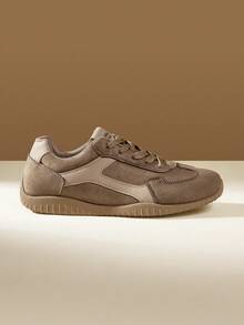 CUCCOO EASI 女士平底舒适休闲运动鞋 - 卡其色 - 查看 1