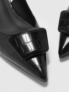 CUCCOO BIZCHIC Women's Versatile Commuting Elegant Pointed Toe Pumps - Black - View 8