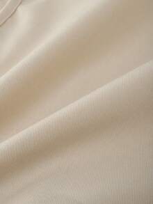 Franclia Women's Casual Fashionable Young Minimalist Versatile Commuting Sleeveless Vest With Drawstring Waist & Bow Tie, Straight Leg Pants 2-Piece Set, Spring/Summer Cream Outfit Women Cream Two Piece Set Elegant Two Piece Set Beige Two Piece Set Sets For Women Elegant - Apricot - View 7