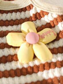 PETSIN 1pc Cat/Dog Clothes, Spring And Summer Pet Vest With Three-Dimensional Flowers, Skin-Friendly, Breathable And Comfortable Camisole - Multicolor - View 11