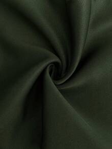 Modmama Maternity Solid Color Adjustable Waist Casual Versatile Daily Wear Pants - Army Green - View 15