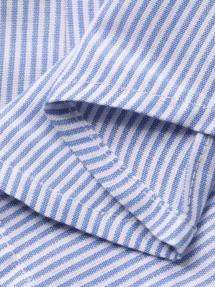 Women's Striped Minimalist Casual Long Sleeve Shirt