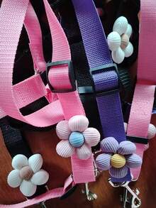 1件装汽车宠物狗座椅牵引绳，宠物车内牵引绳，狗安全带，狗座椅扣，狗汽车座椅配件，圣诞礼物狗汽车座椅套，狗汽车座椅套，宠物汽车座椅 - 彩色 - 查看 7