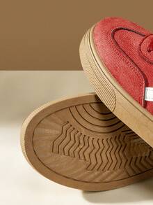 CUCCOO EASI Women's Casual Sneakers - Red and White - View 5