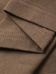 DAZY Loose Business Casual Style Fashion Office Wear T-Shirt Dress For Women, Spring/Summer Maxi Dress Sundress - Purple - View 2