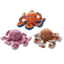 PETSIN Funny Octopus Shaped Plush Dog Toy With BB Barking Sound, Interactive Play For Dogs - Multicolor - View 6