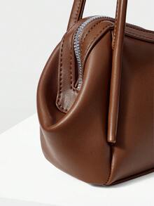 MOTF WOMEN'S SHOULDER BAG, EXQUISITE BROWN BAG, SIMPLE DAILY VERSATILITY - Brown coffee - View 5