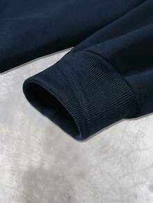 PAVTROS Áo nỉ có mũ trùm đầu lót nhiệt màu trơn giản dị mùa thu dành cho nam, có mũ trùm đầu vá hai tông màu thời trang. Được làm từ vải lông cừu mềm mại, ấm áp, hoàn hảo cho mùa thu. Thiết kế đơn giản và đa năng, dễ dàng phối với mọi loại quần cho các buổi đi chơi hàng ngày hoặc sinh hoạt tại trường. Một món quà tuyệt vời cho bạn trai của bạn., Áo hoodie xanh navy nam, Áo hoodie xanh trơn nam, Áo hoodie nam Áo hoodie xanh navy Áo hoodie trơn Áo hoodie cotton Áo hoodie cỡ lớn - Màu xanh hải quân - Xem 3