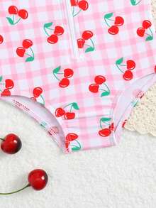 Newborn Cute Tropical Floral Ruffled Romper Headband Set Beach Vacation Hot Pink Summer - Pink - View 4