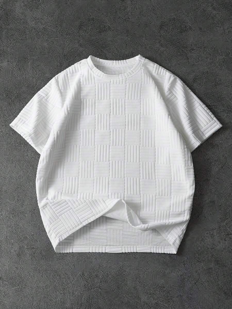 PAVTROS Men T-Shirts Fit Crew Neck Short Sleeve Summer Tee - White - View 1