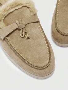 CUCCOO BIZCHIC Giày thể thao đế bằng nữ, kiểu dáng thường ngày, dễ xỏ. - Màu hạnh nhân nhạt - Xem 7