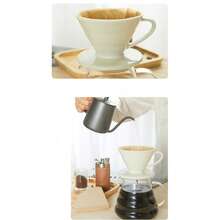 Cirelle Cafetera de goteo de cerámica - Embudo de filtro cónico, cono de preparación manual para barista en casa, regalo de inauguración de casa y navidad - Multicolor - Ver 8