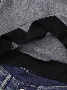 SHEIN Teenager Mädchen Sommer Neuankömmling Koreanischer Stil Süßes Thema Grau Off-Shoulder Kurzarm T-Shirt, mit einem Design, das durch verspielte Schwarze Katzen Drucke betont wird und einen niedlichen Charme verleiht; vielseitig und auffallend zu tragen, perfekt für tägliche Ausflüge oder Treffen Sommer Tops Katze Süße Tops Süße Tops - Grau - Übersicht 4