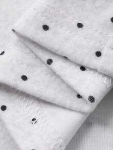 DAZY 3pcs/Set Strawberry Polka Dot Print Women Pajama Set - Grey - View 10