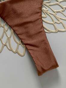 Swim Vcay 2026春夏棕色编织吊带露背侧拼接高衩比基尼泳裤女士度假泳装两件套 - 棕色 - 查看 6