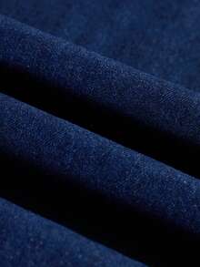 GlowEve Women's Lace Patchwork Hooded Denim Set - Blue - View 8