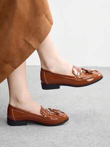 CUCCOO BIZCHIC Ballerines pour femmes - Tabac - Voir 1