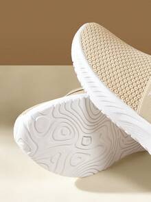 CUCCOO EASI Women's Versatile Casual Slip-On Breathable Shoes - Beige - View 3