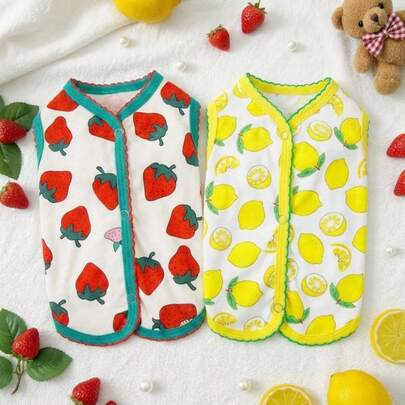 PETSIN 宠物春季新款狗狗服装 动物用品 宠物服装 狗狗背心 猫咪T恤 泰迪熊套装 小型动物服装 休闲酷炫背心 狗狗服装 猫咪服装 春夏两季新款背心