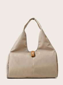 1pc Stand-Alone Shoe Warehouse Can Be Fixed Yoga Mat Retro Fashion Yoga Exercise Training Run Large Volume - Khaki - View 6