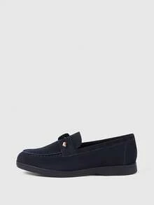 Sleekvia Casual Versatile Commuting Fringe Decor Flat Loafers - Blue - View 7