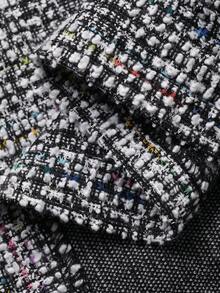 DAZY 女士宽松休闲中长连衣裙，蝙蝠袖短袖 - 黑色 - 查看 8