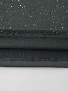 ROMWE MEN Men's Loose Fit Glitter Sequin Embellished 3/4 Sleeve T-Shirt - Grey - View 4